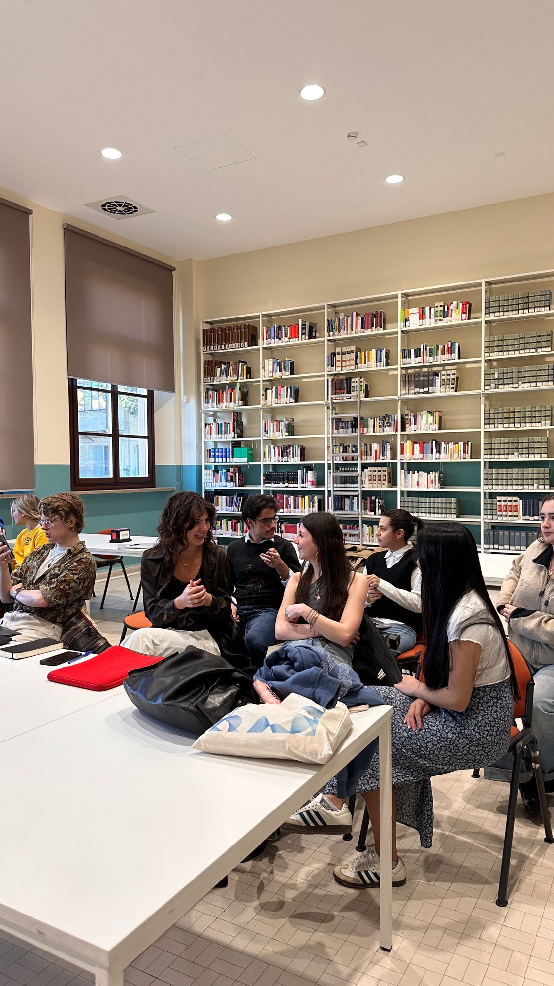 MUN Club session in the Ruffilli Library